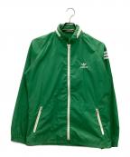 adidasアディダス）の古着「ナイロントラックジャケットadidas グリーンSIZE L 80’s 古着」｜グリーン