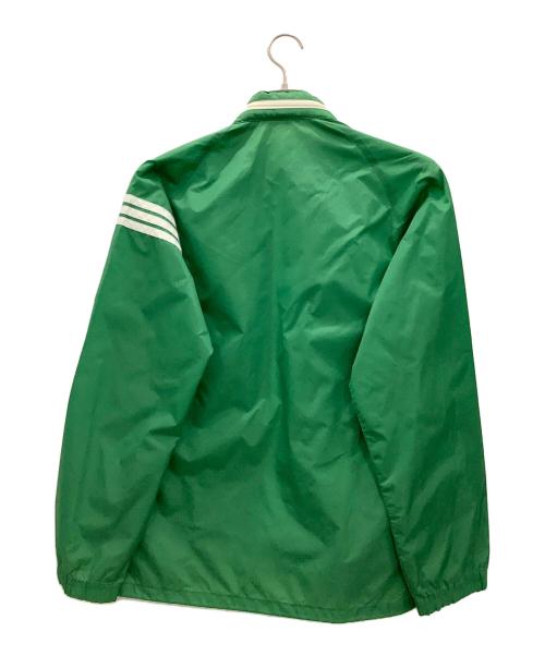 adidas（アディダス）adidas (アディダス) ナイロントラックジャケットadidas グリーンSIZE L 80’s 古着 グリーン サイズ:SIZE Lの古着・服飾アイテム