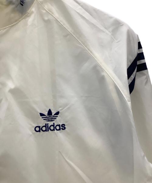 adidas（アディダス）adidas (アディダス) ナイロントラックジャケットadidas80’s 古着 ホワイト サイズ:SIZE Lの古着・服飾アイテム