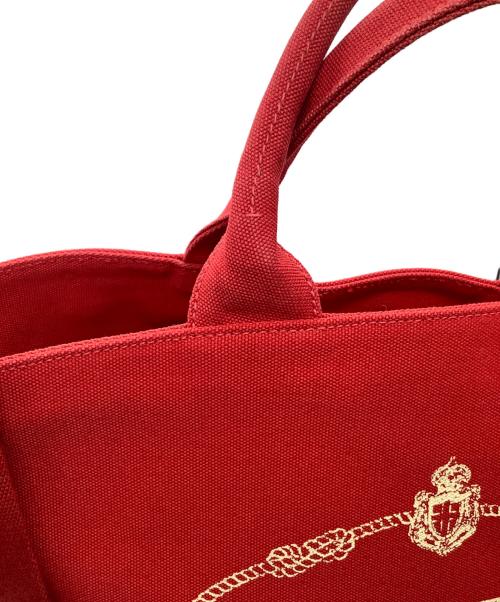 PRADA（プラダ）PRADA (プラダ) 2WAYトートバッグ レッドの古着・服飾アイテム