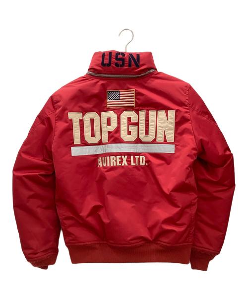 AVIREX（アヴィレックス）AVIREX (アヴィレックス) フライトジャケットAVIREXレッド6102176 レッド サイズ:SIZE Lの古着・服飾アイテム