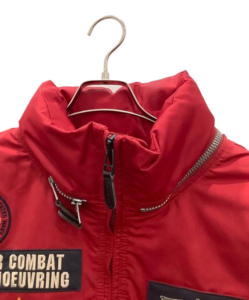 AVIREX（アヴィレックス）AVIREX (アヴィレックス) フライトジャケットAVIREXレッド6102176 レッド サイズ:SIZE Lの古着・服飾アイテム