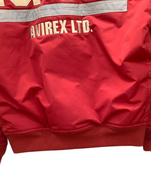 AVIREX（アヴィレックス）AVIREX (アヴィレックス) フライトジャケットAVIREXレッド6102176 レッド サイズ:SIZE Lの古着・服飾アイテム