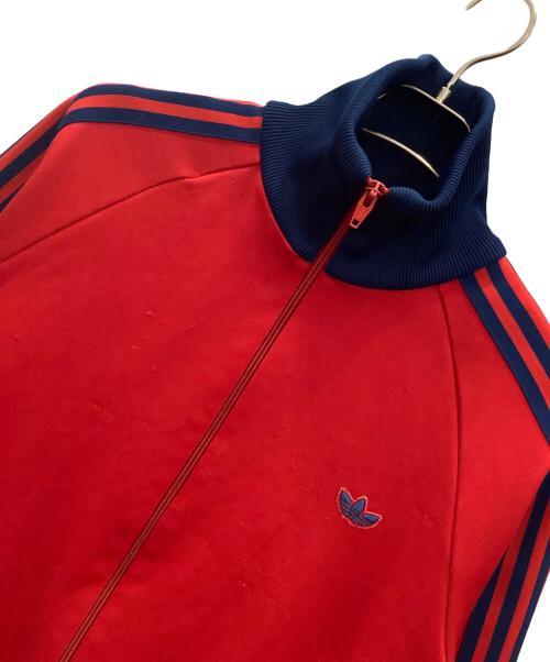adidas（アディダス）adidas (アディダス) トラックジャケット レッド×ネイビー サイズ:3号の古着・服飾アイテム