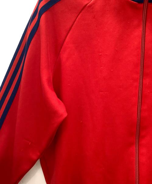 adidas（アディダス）adidas (アディダス) トラックジャケット レッド×ネイビー サイズ:3号の古着・服飾アイテム