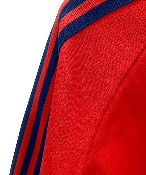 adidas（アディダス）adidas (アディダス) トラックジャケット レッド×ネイビー サイズ:3号の古着・服飾アイテム