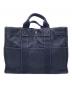 HERMES (エルメス) トートバッグ ネイビー：14000円