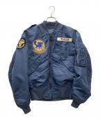 ALPHAアルファ）の古着「L-2Aジャケット ALPHA ネイビー」｜ネイビー