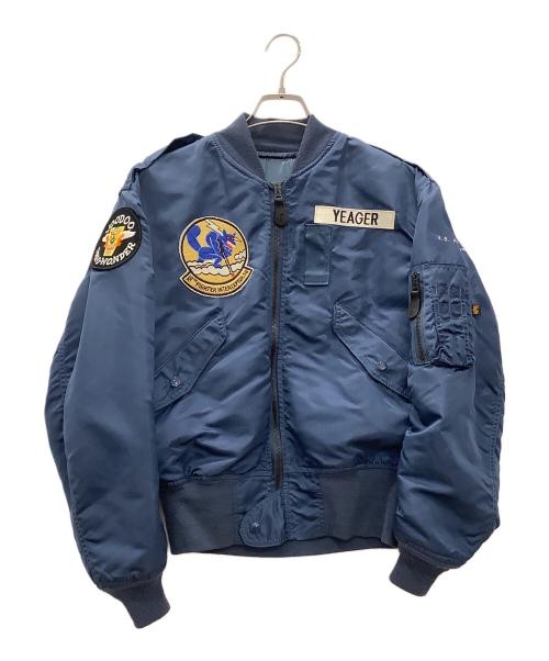ALPHA（アルファ）ALPHA (アルファ) L-2Aジャケット ALPHA ネイビー ネイビー サイズ:SIZE Mの古着・服飾アイテム