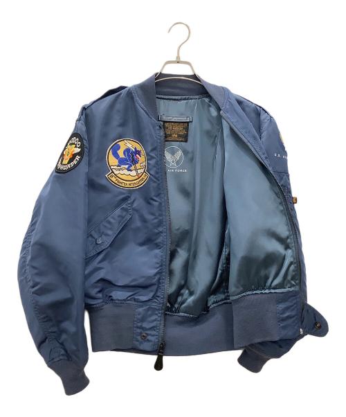 ALPHA（アルファ）ALPHA (アルファ) L-2Aジャケット ALPHA ネイビー ネイビー サイズ:SIZE Mの古着・服飾アイテム
