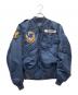 ALPHA（アルファ）の古着「L-2Aジャケット ALPHA ネイビー」｜ネイビー