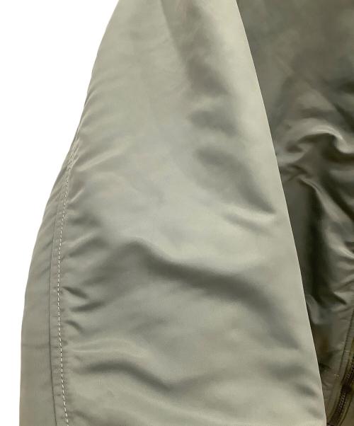 ALPHA（アルファ）ALPHA (アルファ) MA-1ジャケット ALPHA セージグリーン リブに小穴有 セージグリーン サイズ:SIZE Lの古着・服飾アイテム