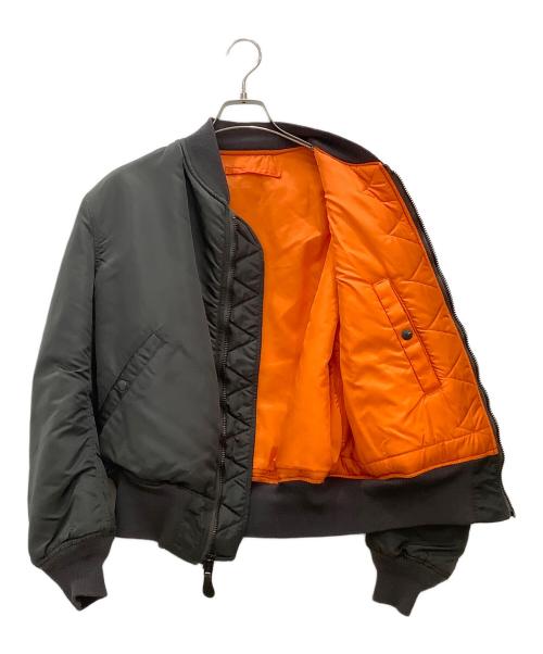 ALPHA（アルファ）ALPHA (アルファ) MA-1ジャケット ALPHA グレー1968モデル復刻 グレー サイズ:SIZE Mの古着・服飾アイテム