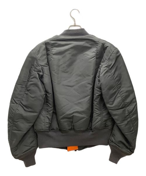 ALPHA（アルファ）ALPHA (アルファ) MA-1ジャケット ALPHA グレー1968モデル復刻 グレー サイズ:SIZE Mの古着・服飾アイテム