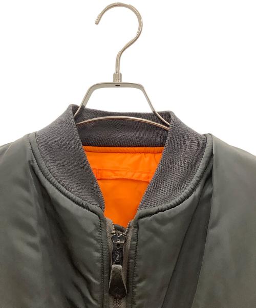 ALPHA（アルファ）ALPHA (アルファ) MA-1ジャケット ALPHA グレー1968モデル復刻 グレー サイズ:SIZE Mの古着・服飾アイテム