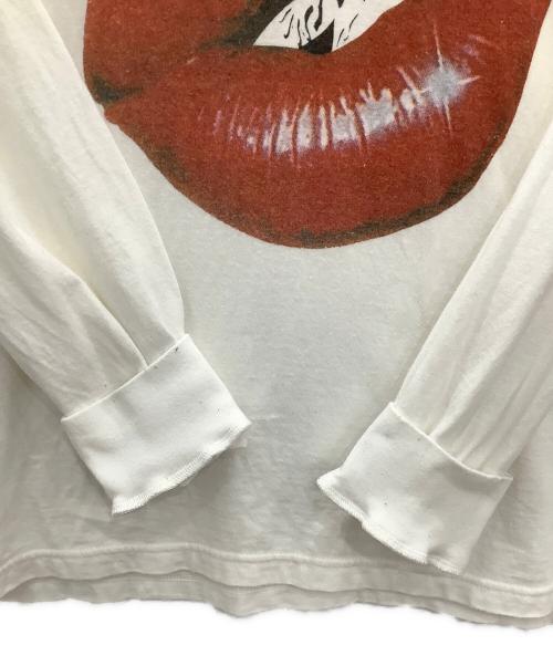 Hysteric Glamour（ヒステリックグラマー）Hysteric Glamour (ヒステリックグラマー) 長袖カットソー ホワイト サイズ:Mの古着・服飾アイテム