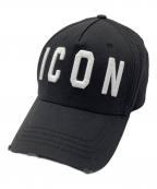 DSQUARED2ディースクエアード）の古着「キャップ　DSQUARED2　S82BC4001　ブラック」｜ブラック