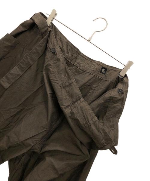KAPTAIN SUNSHINE（キャプテンサンシャイン）KAPTAIN SUNSHINE (キャプテンサンシャイン) Cotton-Silk Naval Wrap Trousers ブラウンの古着・服飾アイテム
