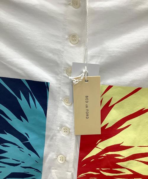 BED J.W. FORD（ベッドフォード）BED J.W. FORD (ベッドフォード) CHRISTIAN DADA (クリスチャンダダ) 半袖カットソー ホワイト サイズ:36の古着・服飾アイテム