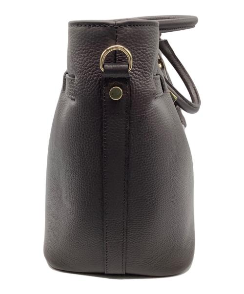 Milos（ミロス）Milos (ミロス) レザーバッグ ブラウンの古着・服飾アイテム