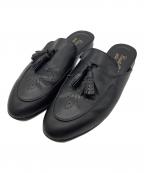 castellanoカステラーノ）の古着「タッセルミュールCASTELLANOブラック」｜ブラック