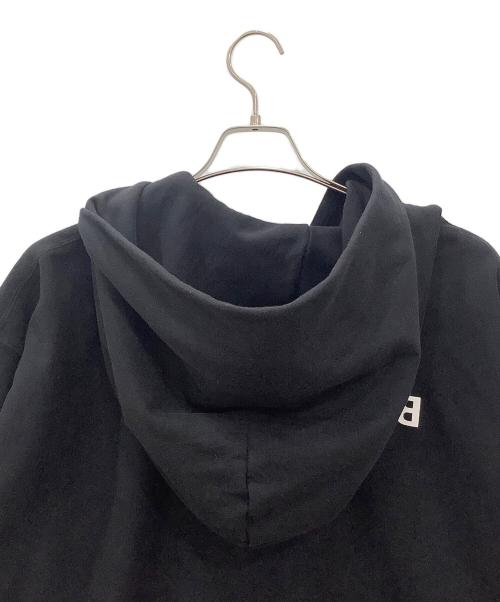 BALENCIAGA（バレンシアガ）BALENCIAGA (バレンシアガ) ミラーロゴジップパーカーBALENCIAGA　720424 TNVR3　2022年 @ Π ブラック サイズ:SIZE XLの古着・服飾アイテム