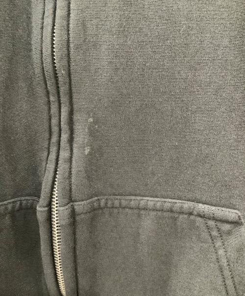 BALENCIAGA（バレンシアガ）BALENCIAGA (バレンシアガ) ミラーロゴジップパーカーBALENCIAGA　720424 TNVR3　2022年 @ Π ブラック サイズ:SIZE XLの古着・服飾アイテム