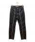 JOHN LAWRENCE SULLIVAN（ジョン ローレンス サリバン）の古着「デニムパンツ」｜ブラック