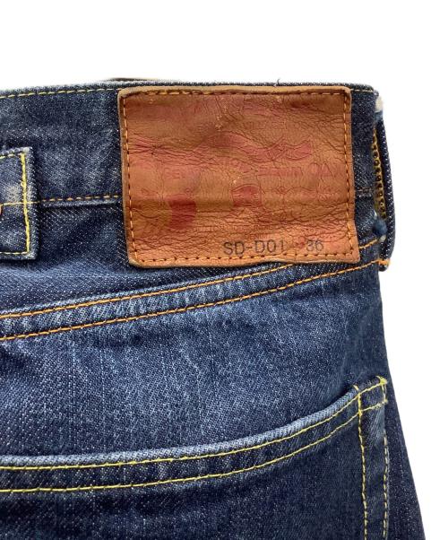 STUDIO D'ARTISAN&SA（ステュディオダルチザンアンドＳＡ）STUDIO D'ARTISAN&SA (ステュディオダルチザンアンドＳＡ) デニムパンツ ネイビー サイズ:36の古着・服飾アイテム