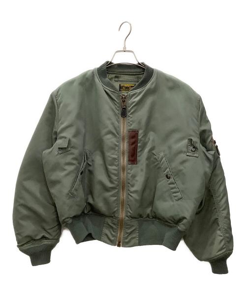 PHERROW’S（フェローズ）PHERROW’S (フェローズ) MA-1ジャケット カーキ サイズ:Mediumの古着・服飾アイテム