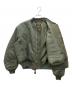 中古・古着 PHERROW’S (フェローズ) MA-1ジャケット カーキ サイズ:Medium：15000円