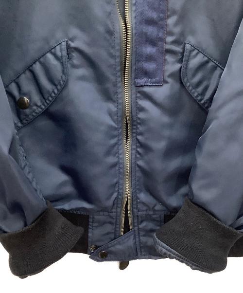 HOUSTON（ヒューストン）HOUSTON (ヒューストン) L-A2ジャケット ネイビー サイズ:38の古着・服飾アイテム