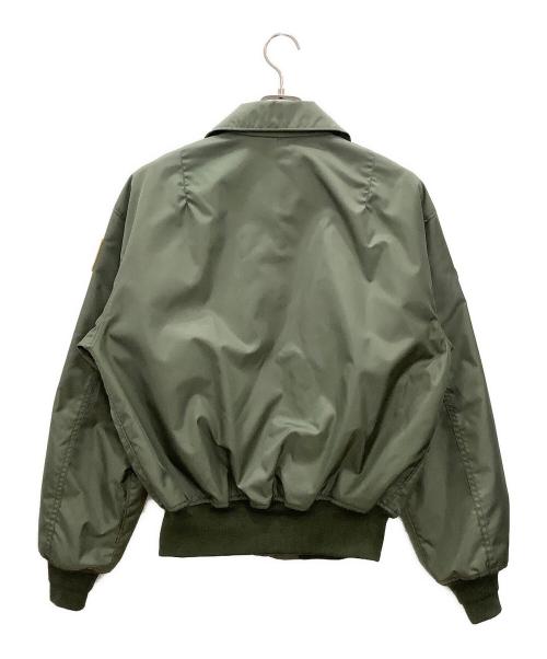 HOUSTON（ヒューストン）HOUSTON (ヒューストン) CWU-36Pフライトジャケット カーキ サイズ:LARGEの古着・服飾アイテム