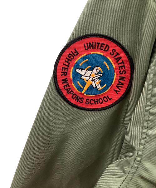 HOUSTON（ヒューストン）HOUSTON (ヒューストン) CWU-36Pフライトジャケット カーキ サイズ:LARGEの古着・服飾アイテム