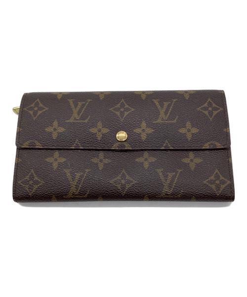 LOUIS VUITTON（ルイ ヴィトン）LOUIS VUITTON (ルイ ヴィトン) 長財布LOUIS VUITTONモノグラムCA1918M61725ホック付近コバハガレ有の古着・服飾アイテム