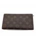 LOUIS VUITTON (ルイ ヴィトン) 長財布LOUIS VUITTONモノグラムCA1918M61725ホック付近コバハガレ有：11000円