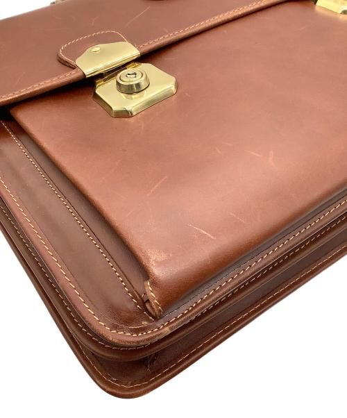 HENRY&MARTIN'S（ヘンリーアンドマーチンズ）HENRY&MARTIN'S (ヘンリーアンドマーチンズ) ダレスバッグ ブラウンの古着・服飾アイテム