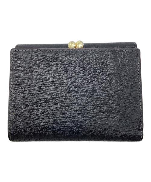 Vivienne Westwood（ヴィヴィアンウエストウッド）Vivienne Westwood (ヴィヴィアンウエストウッド) 3つ折り財布Vivienne Westwoodブラック金具キズ、角スレ有 ブラックの古着・服飾アイテム