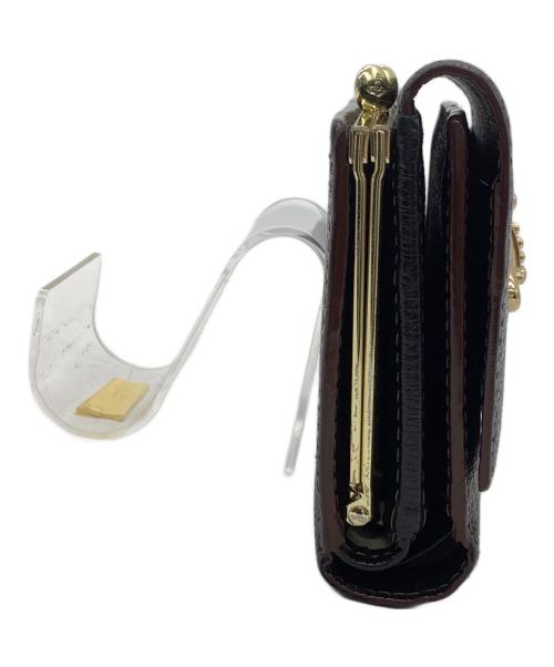 Vivienne Westwood（ヴィヴィアンウエストウッド）Vivienne Westwood (ヴィヴィアンウエストウッド) 3つ折り財布Vivienne Westwoodブラック金具キズ、角スレ有 ブラックの古着・服飾アイテム