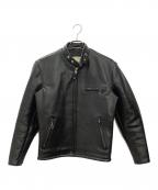 Schottショット）の古着「シングルライダースジャケット」｜ブラック