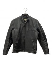 Schott（ショット）の古着「シングルライダースジャケット」｜ブラック