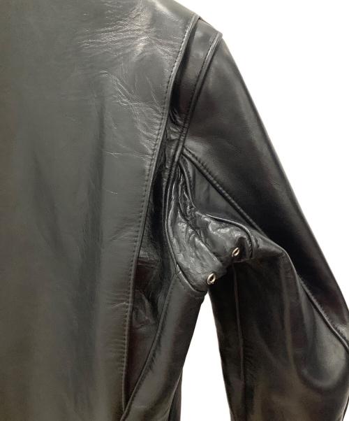 Schott（ショット）Schott (ショット) シングルライダースジャケット ブラック サイズ:38の古着・服飾アイテム