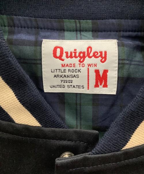 Quigley（キグリー）Quigley (キグリー) スタジャン ネイビー サイズ:M 未使用品の古着・服飾アイテム