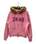 FUCK THIS INDUSTRY（ファンク ディス インダストリー）の古着「ファージップアップパーカー」｜ピンク