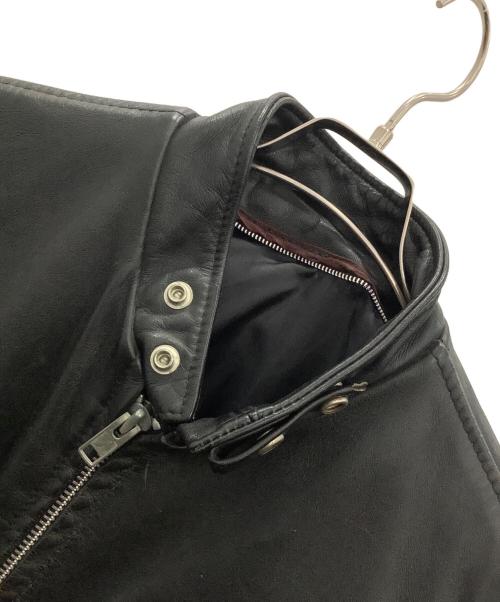 Schott（ショット）schott (ショット) シングルライダースジャケット ブラック サイズ:40の古着・服飾アイテム