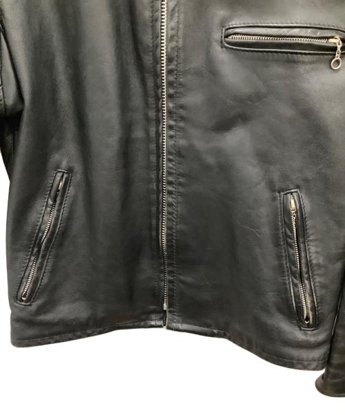 Schott（ショット）schott (ショット) シングルライダースジャケット ブラック サイズ:40の古着・服飾アイテム