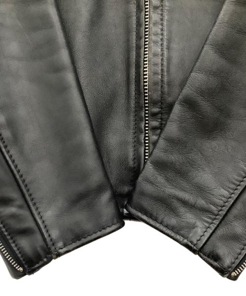 Schott（ショット）schott (ショット) シングルライダースジャケット ブラック サイズ:40の古着・服飾アイテム