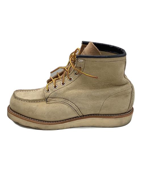 RED WING（レッドウィング）RED WING (レッドウィング) 6インチクラシックモックブーツRED WINGベージュソール減り有 ベージュ サイズ:SIZE 25cmの古着・服飾アイテム