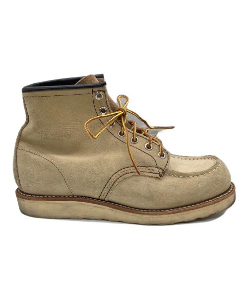 RED WING（レッドウィング）RED WING (レッドウィング) 6インチクラシックモックブーツRED WINGベージュソール減り有 ベージュ サイズ:SIZE 25cmの古着・服飾アイテム