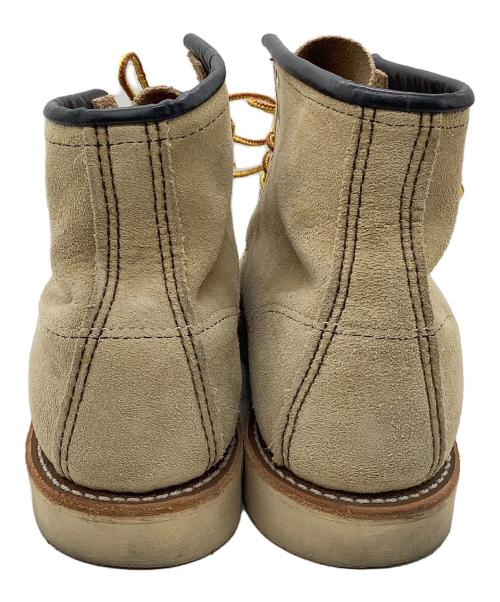RED WING（レッドウィング）RED WING (レッドウィング) 6インチクラシックモックブーツRED WINGベージュソール減り有 ベージュ サイズ:SIZE 25cmの古着・服飾アイテム